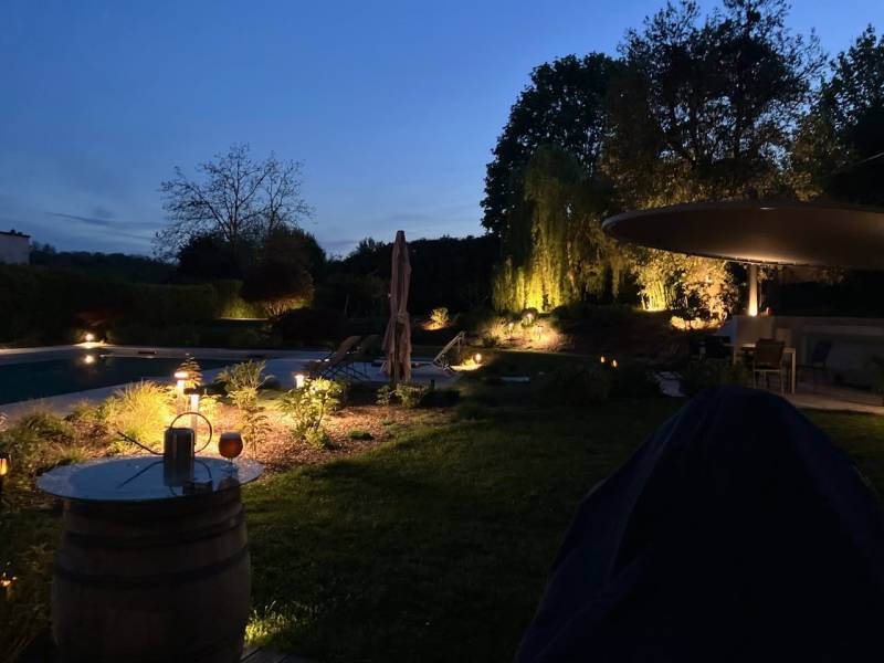 Mise en place d'arrosage automatique et d'éclairage pour un autonomie et une mise en valeur de votre jardin à Mulhouse et dans le Haut Rhin