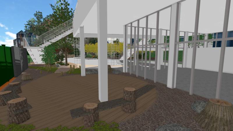 Amener du vert dans des lieux publics, écoles, commerces, parcs grâce à notre créativité et notre technicité en Alsace